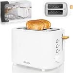 ZEEGMA TOSTEE 2-Scheiben-Toaster, Leistung 820 W, Auftau-, Aufw&auml;rm- und...