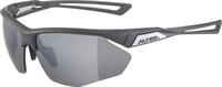 ALPINA NYLOS HR, Sportbrille f&uuml;r Erwachsene, midnight-grey matt, One Size, 100%