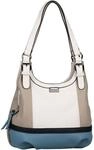 TOM TAILOR Juna Damen Shopper Umh&auml;ngetasche Rei&szlig;verschluss Klein