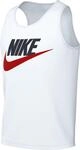 Nike Unisex Kinder Sportswear Tanktop F&uuml;r T-Shirt (&auml;ltere, Wei&szlig;, 14-15 Jahre EU