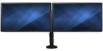 StarTech.com Dual-Monitor-Arm Halterung - F&uuml;r bis zu 27-Zoll-Monitore - Flaches