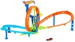 Hot Wheels Spielzeugauto Streckenset, Schnellstart- und Looping-Spielset und
