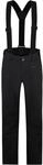 Ziener Herren TRONADOR Ski-Hose/Schnee-Hose | wasserdicht, warm, Tr&auml;ger, Black, 50