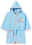 Playshoes Jungen Kinder Bademantel Bagger 340017, 17 - Bleu, 110-116
