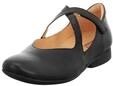 Think! Damen GUAD2 chromfrei gegerbte nachhaltige Halbschuhe, SCHWARZ 0010