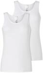 Schiesser Damen 2 Pack Tr&auml;gertop Unterhemd mit Spitze - Modern Multipacks