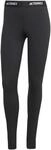 adidas Women's Multi Synthetic Base layer Tights, Black, M