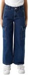 Name IT M&auml;dchen Jeanshose Nkfrose Hw Wide Cargo Jeans 6190-bs Noos