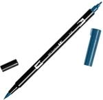Tombow ABT-526 Fasermaler Dual Brush Pen mit zwei Spitzen, true blue