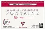 Clairefontaine 96436C Malblock Kopfseitig Geleimt Aquarellpapier Feink&ouml;rnig,