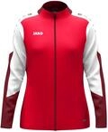 JAKO Damen Polyesterjacke Dynamic, rot/wei&szlig;/dunkelrot, M