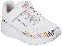 Skechers Girl's UNO Lite Sneaker, wei&szlig;, 9.5 UK Child