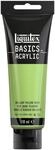 Liquitex 8870050 Basics Acrylfarbe Gelbgr&uuml;n Brillant &ndash; 118ml Tube, lichtecht,