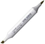 COPIC Sketch Marker Typ E - 84, Khaki, professioneller Pinselmarker, mit einer