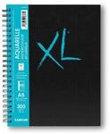 CANSON XL Aquarelle Book, Aquarellpapier, 300 g/m&sup2;, an der langen Seite