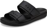 Crocs Herren Brooklyn Buckle Low Sandalen, Black, 34/35 EU
