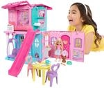 Barbie Chelsea Spielzeug-Puppenhaus mit &uuml;ber 15 Accessoires, das Pop-up-Haus
