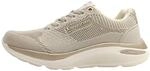 KangaROOS Damen K-WN Delight Sneaker, cool beige/Rich Gold, 37 EU