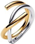 Pandora Organisch Geformter Bicolor Doppelring 163889C00 Damenring