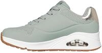Skechers Damen UNO Golden Air Turnschuhe, Sage Durabuck/Silver Trim, 40 EU