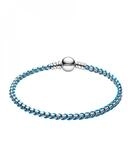 PANDORA Blue Cord Snake Chain Bracelet 593816C01 Damenarmband