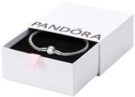 PANDORA Damen-Armband Silber Gedrehte Schlangenkette 593757C00