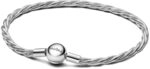 PANDORA Runder Verschluss Gedrehtes Schlangen-Gliederarmband 593757C00 Damenarmband