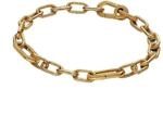 PANDORA Kettenarmband mit kleinen Kettengliedern aus 14 Karat Vergoldung, aus der ME