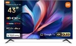 XIAOMI A Pro, 43 Zoll (101 cm), 4K UHD QLED, Smart TV, Google TV, Triple Tuner
