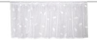 HOME WOHNIDEEN Scheibengardine Shary, 45x145 cm, transparent Voile, Farbe:wei&szlig;,