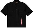 Alpha Industries Herren Aloha Safari Hemd, Black, XXL