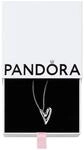 PANDORA Essence Organisch Geformtes Herz Anh&auml;nger-Halskette aus Sterling Silber,
