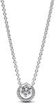 PANDORA Zeitlose Halskette 391174C01-45 kubischer Zirkoniumdioxid