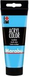 Marabu 12010050090 - Acryl Color hellblau 100 ml, cremige Acrylfarbe auf Wasserbasis,