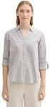 TOM TAILOR Damen Hemdbluse mit Brusttaschen, 10921 - Explicit Grey, 36
