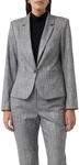 Comma Taillierter Blazer in Salt und Pepper Optik