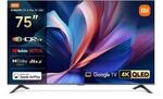 XIAOMI A Pro, 75" (190 cm), 4K UHD QLED, Smart TV, Google TV, Triple Tuner