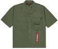 Alpha Industries Herren Aloha Safari Hemd, Dark Olive, S