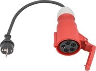 as - Schwabe Adapterleitung - Schutzkontaktstecker 230V/16A zu CEE Kupplung