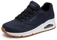 Skechers Damen UNO-Stand On Air Sneaker, Black Durabuck, 40 EU Weit