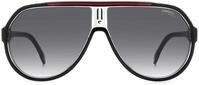 Carrera 1057/S BLACK RED/GREY SHADED 64/11/135 Herrenbrillen Sonnenbrillen