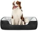 lionto Hundebett 2-in-1 mit komfortablem Einstieg, kuscheliges Heimtierbett zum