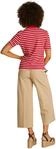 Tommy Hilfiger Damen Poloshirt Kurzarm Regular Fit, Mehrfarbig (Primary Red/Ecru