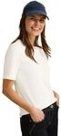Cecil Damen Basic Rippstruktur T-Shirt