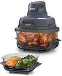 Ninja CRISPi tragbare Air fryer Hei&szlig;luftfritteuse, 3,8 l, 4-in-1: