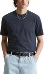 Marc O'Polo Denim Herren T-Shirt aus Bio-Baumwolle mit Rundhalsausschnitt, Blau (Dark