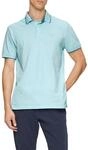 s.Oliver Herren Polo-Shirt &ndash; Regular Fit, Piqu&eacute;-Baumwollstretch, Label-Print,