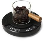 OutIn Claro Tragbare Kaffeewaage mit Timer, 2 kg/0,1 g | Digitale Espressowaage...