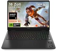 HP Omen Gaming Laptop, 16" 2K WUXGA Display,1920&times;1200, 16:10, 144Hz, AMD Ryzen 9