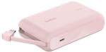 Belkin BoostCharge Power Bank, Portable Powerbank 10000mAh mit integriertem Kabel, PD